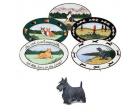 Scottish Terrier Oval Platter