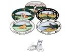 Siberian Husky Oval Platter