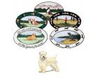 Soft-Coated Wheaten Oval Platter