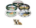 Welsh Corgi Pair Oval Platter