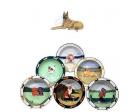 Great Dane Earthenware Rim Bowl
