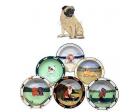 Pug Earthenware Rim Bowl