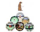 Rhodesian Ridgeback Earthenware Rim Bowl