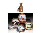 Welsh Terrier Bisque Coasters