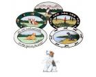 Fox Terrier Oval Platter (Wirehair)